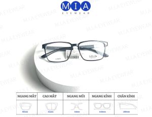 Gọng kính nhựa Velocity 92470 dáng vuông chính hãng hàn quốc nam nữ MIA EYEWEAR