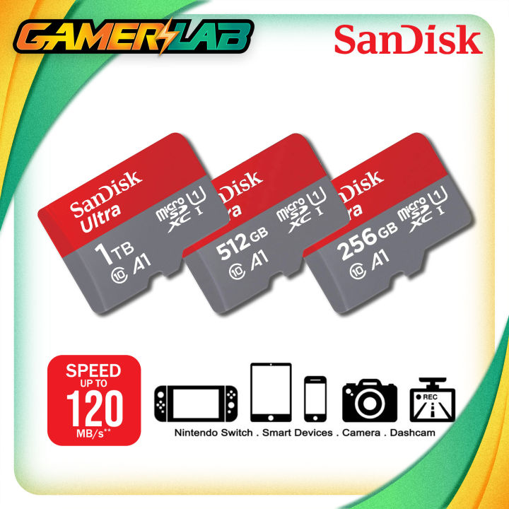 Sandisk Micro SD A1 Ultra U3 Class 10 Memory Card (64GB