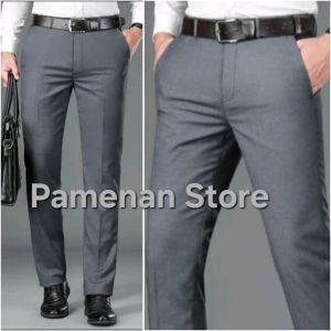Celana formal pria/Celana jas pria/celana bahan gabardin pria/celana kerja pria