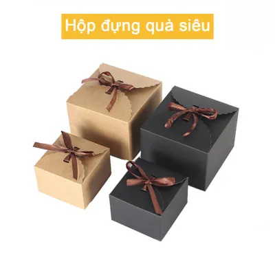 Hộp đựng quà kraft siêu đẹp hộp giấy kraft