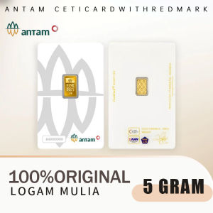 5 gram Logam Mulia ANTAM Emas 24 Karat Fine Gold 999 - Antam Certieye 5 gr