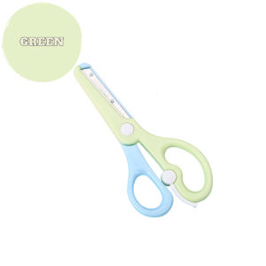 [Ready Stock] Kids Scissors Cutter Gunting Sekolah Stationery Children Handmade Safety Paper Cut Kindergarten