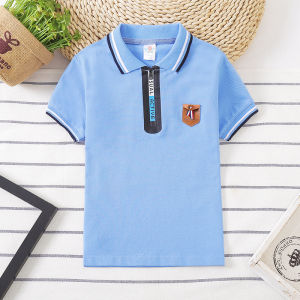 Boy T Shirt Kids Short-sleeved Summer Cute Fashion Childrens Clothing Children Tops baby wear Lapel Polo Shirt