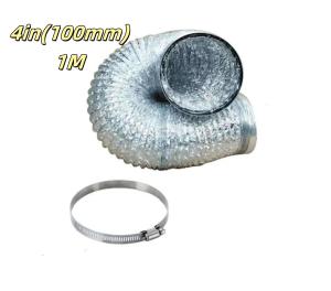 1M Ventilation Duct 4/6/7/8/10/12 inches Air Ventilation Hose Flexible Duct Exhaust pipe