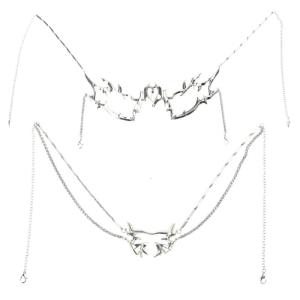 Set of 2 Adjustable Mask Metal Half Mask Mechanical Mask Irregular Face Wear Copper Texture for Fashion Individuals