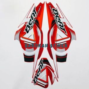 Striping stiker list motor honda beat karbu 2009 2010 Fullset