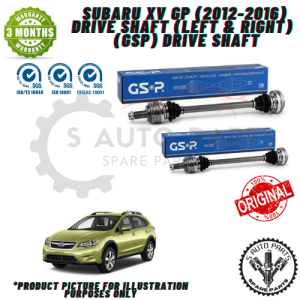 SUBARU XV GP (2012-2016) DRIVE SHAFT (LEFT & RIGHT) DRIVE SHAFT -BRAND 100% ORIGINAL GSP