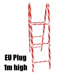 BLACKON SwingClimb Ladder Xmas Shop Window Decor 0.5m / 1m Dynamic Visuals Christmas Gift Decor Holiday Festive Atmosphere Creating Fun Christmas Santa Ornament Electric Swing Santa