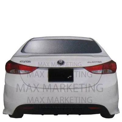 LL9518 (FIBER) HYUNDAI ELANTRA SEQUENCE REAR DIFFUSER (L/R) (FIBER GLASS)SKIRT LIP BODYKIT