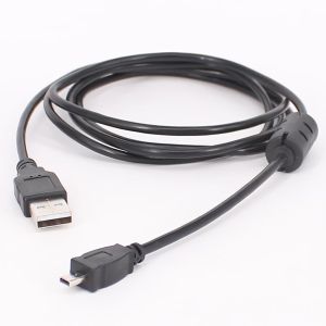 Kabel Data Usb Cable UC-E6 2.0 8Pin Cemera Cable 1.5M Nikon DSLR Cable For Camera Nikon Sony Kodak Olympus Fuji Coolpix Cybershot Uce6 Pc Komputer Laptop Pindah Transfer Data D3200 D3300 D5300 D5000 D5100 D5200 COOLPIX 2100 L1 P1 S200
