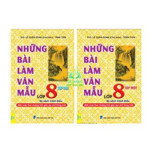 Sách - Combo Những Bài Làm Văn Mẫu Lớp 8 - tập 1 + 2 ( Cánh Diều ) (BT)