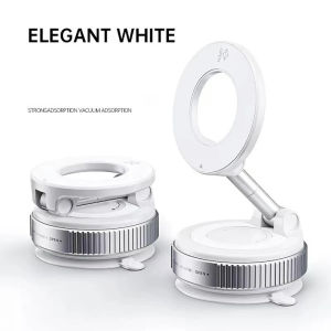 For Car Phone Holder Suction Cup Vacuum Magnetic Phone Hholder 360 °   rotatable and foldable Phone Holder