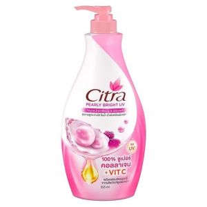 Sữa dưỡng thể trắng da chống nắng Citra Pinkish Glow UV Aura 300ml Thái Lan
