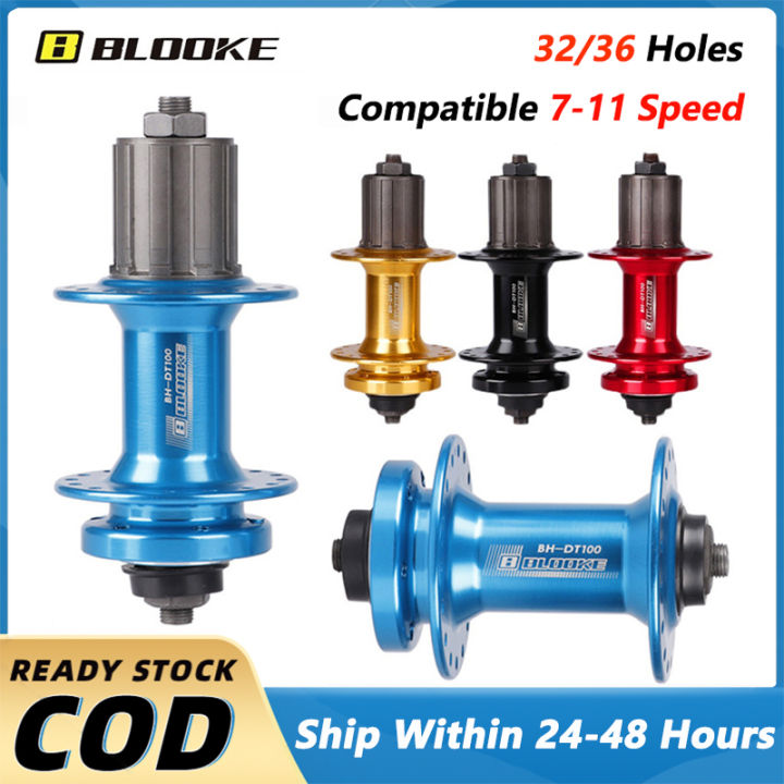 Rningo Bike Hubs Disc Brake 24/32 Holes, Front Rear HG For 8/9/10/11