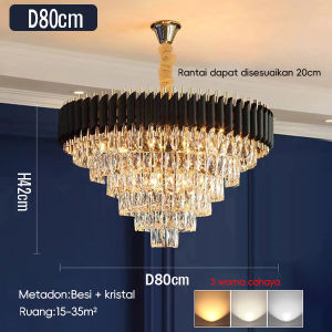 Lampu Gantung Mewah K9 Kristal / Lampu Kristal Lampu Langit-langit Ruang Tamu Dekorasi Lampu Gantung