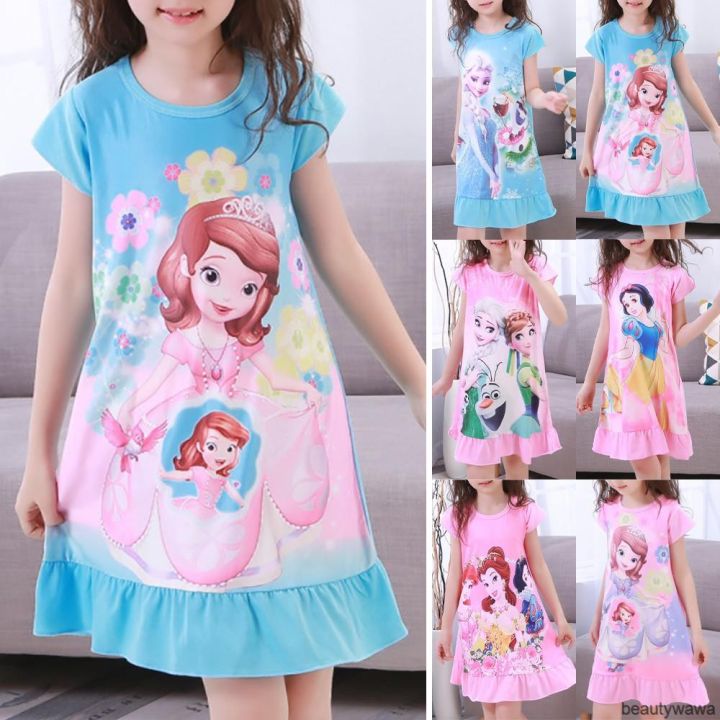 Robe De Nuit Fille Taille 10/12 Marque Shopkins - Occasion Très Bon état