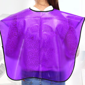 Professional Barber Waterproof Hair Coloring Shawl Cape Hair Dresser Waterproof Shawl for Beauty