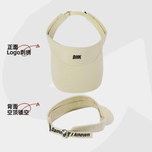 Cổ điển và đa năng DIIK Mũ lưỡi trai thêu màu trơn có thể điều chỉnh cho người có đầu to mũ bóng chày chống nắng ngoài trời dành cho nữ.