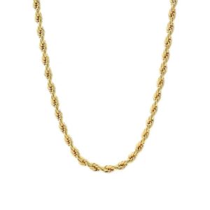 สร้อยคอแบบเกลียวบิดๆสีทองงานชุบทอง14Kโซ่กระดูกแบบยาวและสั้นใส่ได้กับทุกลุคสวย