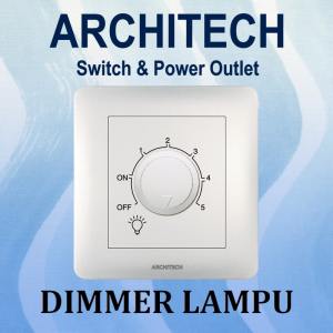 ARCHITECH INFINITY A63-K09 WHITE Sakelar - Saklar Peredup Lampu 300w
