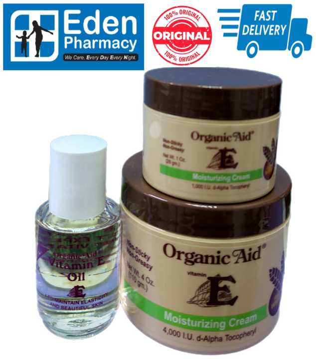 Organic Aid Moisturizing Cream / organic aid vitamin E oil Lazada