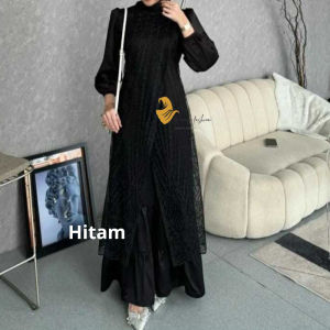Oliviaaa dress silk kombinasi tille dress kondangan gamis dewasa brukat terbaru 2024 kekinian viral dress wanita muslim baju muslim fashion wanita gamis muslim premium dress bridesmaid kondangan long dress busui friendly dress murah  terlaris bisa COD-KL