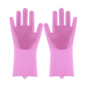 Sarung Tangan Karet Cuci Piring Silicone Rubber Gloves Anti Panas Sarung Tangan Latex