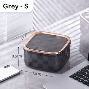 Shiok Living 🚀 Desktop Waste Can Separable Table Rubbish Bin Large Living Room Table Mini Waste Sundries Paper Basket
