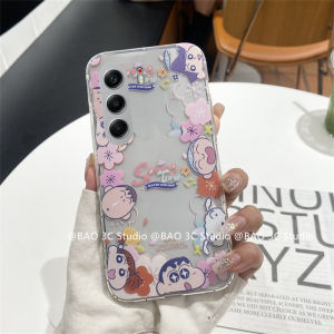 New Phone Case Tecno Camon 40 Pro Camon40 30 30S Pro Premier 4G 5G Hot Pink Cute Fashion Mary Cat Crayon Shin-chan Casing Transparent Ultra-thin Back Cover 2025