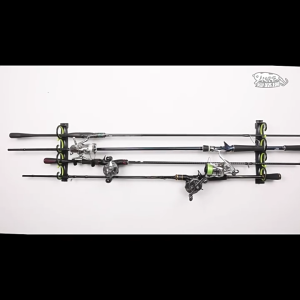 Fishing Rod Hanger Storage Organizers Display Stand Fishing Rod Rack Holder Holds to 8 Fishing Rod for Garage Basement