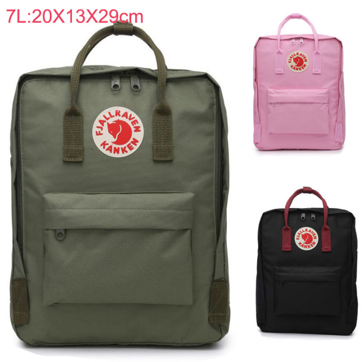 Mini 7L Fjallraven Kanken Canvas School Bags Causal Mini Bag Unisex Handbags School Backpack For Kids Lazada .th