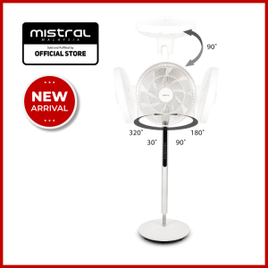 Mistral DC Stand Fan with Remote Control (14") MLF1488R