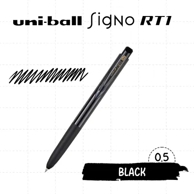 UMN-155N Uni-ball Signo RT1 Gel Pen – 0.5mm Tip Quick-Drying Ink Vibrant Colors