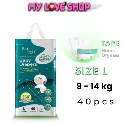 BZU BZU Velvet Breeze Baby Diapers Tape / Pants