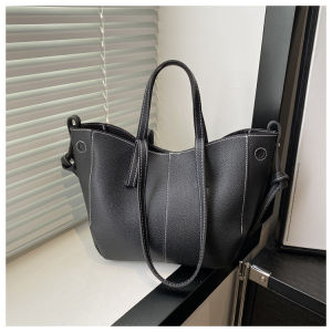 REVERMENTote Bag Wanita Polos Modern – Tas Besar Stylish kulit sapi asli garut