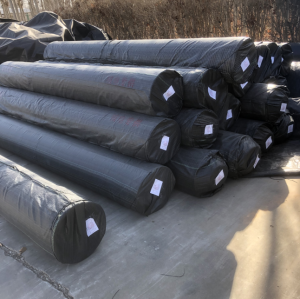 【Free shipping】500 MICRONS fish pond liner black Geomembrane HDPE material Garden pool landscaping reservoir/lotus pond/pond waterproof membrane dedicated for aquaculture ponds Durable for 50 years