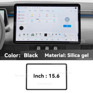 BYD ATTO 3 EV YUAN PLUS GPS Screen Frame Cover Silicone Central Control Protector Trim Strip  Accessores