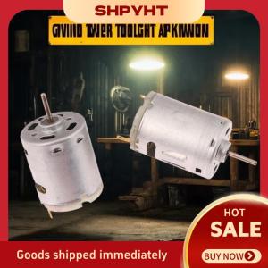 SHPYHT✨ 1 Piece DC Motor 12V 365 385 High Speed Carbon Brush Electric Motor DIY Toy Fan Mini Micro Motor For Hair Dryer