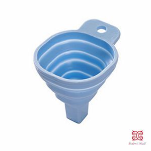 กรวยซิลิโคน พับเก็บประหยัดพื้นที่ พกพาสะดวก Silicone funnel