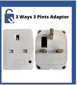 Fused 3 Ways 3 Pints Adaptor PNT [SIRIM]