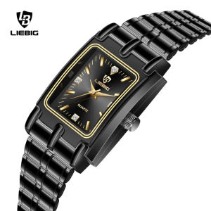 LIEBIG Quartz Watch Stainless Steel Couple Watch Waterproof Wrist Watch Exquisite High-End Gold Watch for men and women L1018