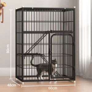 PAPAPET Cat Cage Large Platform for CatsMulti-Tier Cat House with Ramp Stackable & Sturdy Design Easy Assembly Indoor Villa Kulungan ng Pusa
