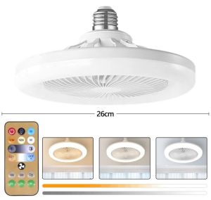 SOHO LED Ceiling Fan Light with Remote 30W 3-Speeds 6 Blades E27 Silent Bedroom Dining Living Room (Warranty)