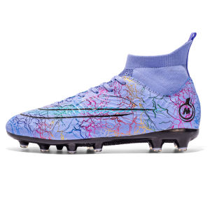 Large size football shoes Boys high-top shoes AG Long-spike artificial turf training shoes TF Broken Nail 068