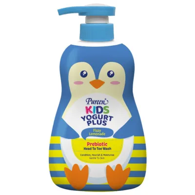 Pureen Kids Yogurt Plus Prebiotic Head to Toe Wash 700ML