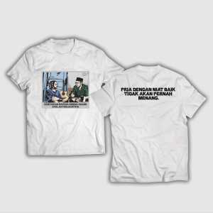 Kaos PRIA DENGAN NIAT BAIK by MarkasKaos.id / Kaos Kata Kata / Kaos Keren / Kaos Distro Premium / Kaos Pekerja Keras / Kaos Profesi Keren / Kaos Pria Wanita / Kaos Cotton Combed 24s
