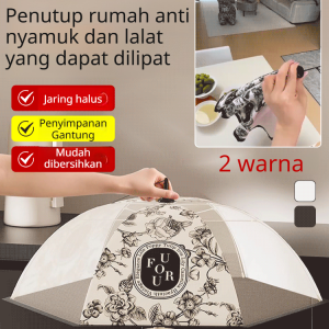 Penutup Makanan Rumah Tangga Dapat Dilipat Anti Debu Anti Serangga Cocok Untuk Meja Makan Dapur Menutup Makanan Hangat Makanan Dingin Mudah Disimpan Tidak Perlu Banyak Ruang