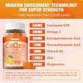 2 Packs 500MG CoQ10 Supplement Gummies,-3, Magnesium, Vitamin B3, Zinc, Ultra High Absorption Provides Healthy Support for Heart, Cell Energy＆ Antioxidants, Vegan, Non-GMO, 120Cts. 