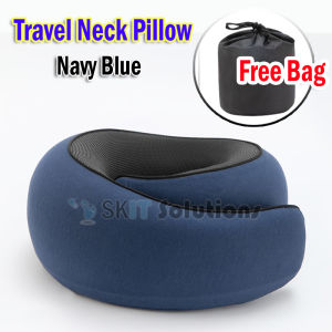 【SKIT SG】Travel Neck Support U-Shaped Pillow with FREE Storage Bag U-Shaped Neck Pillow Snail Pillow Travel Portable U-Shaped Neck Pillow Travel Neck Pillow Travel Neck Cushion Durable U-Shaped Travel Pillow Portable U-Shaped Pillow Undeformable Airplan