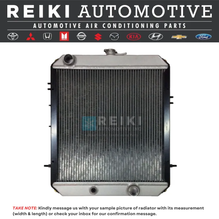 Fuso 4D33 Full Aluminum M/T 3Rows Radiator Assembly | Lazada PH